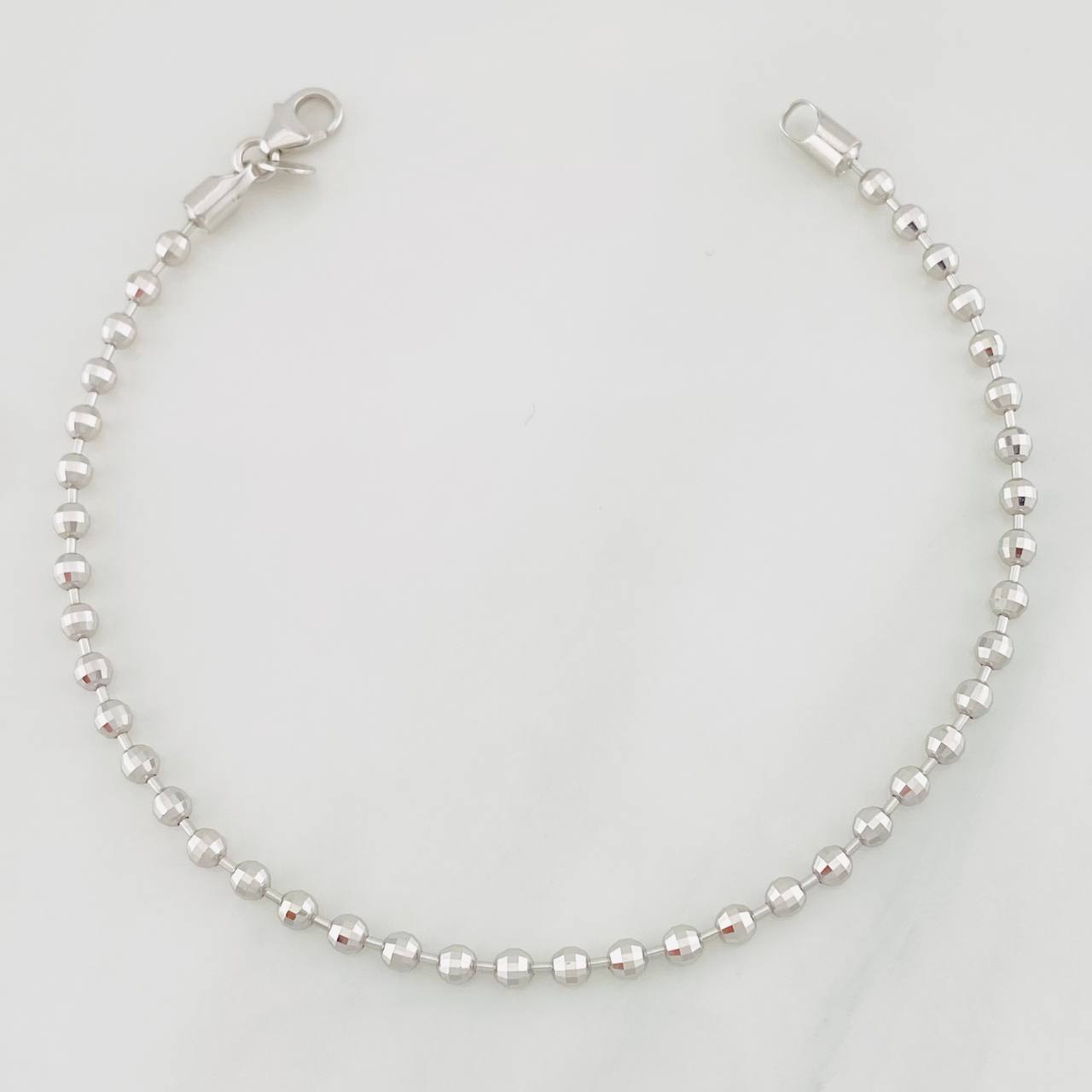 Pulso Militar 5.65g / 20cm / 2.8mm Oro Blanco 18K