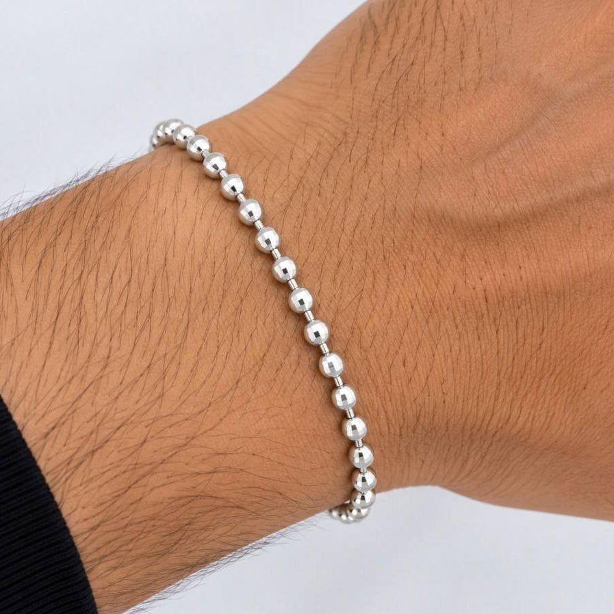 Pulso Militar 5.65g / 20cm / 2.8mm Oro Blanco 18K