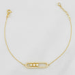 Pulso Modulable Msk 3.15g / 17.4cm - 20cm / 0.9mm Oro Amarillo 18K