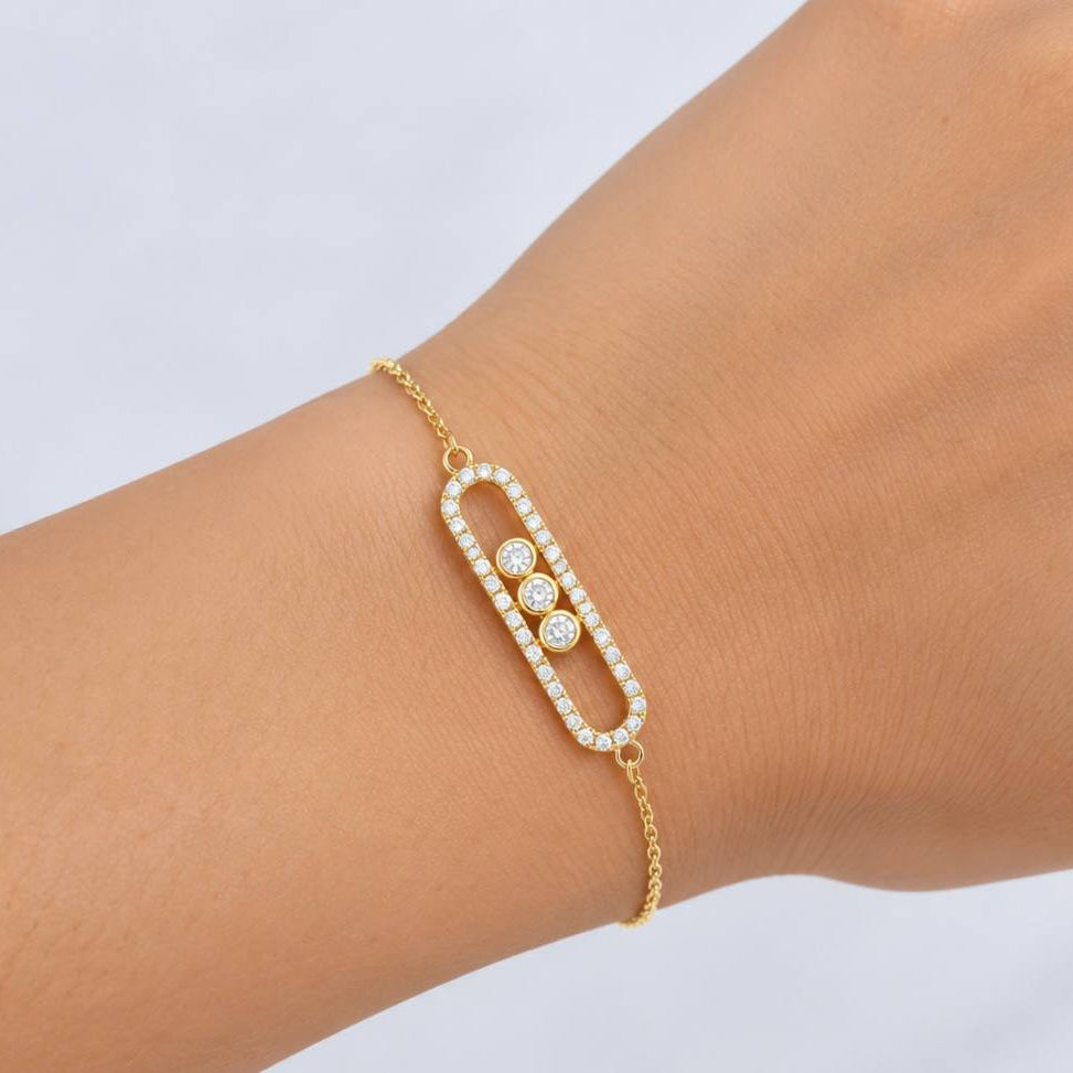 Pulso Modulable Msk 3.15g / 17.4cm - 20cm / 0.9mm Oro Amarillo 18K
