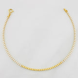 Pulso Tennis 1.95g / 18cm / 1.5mm Oro Amarillo 18K