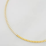 Pulso Tennis 1.95g / 18cm / 1.5mm Oro Amarillo 18K
