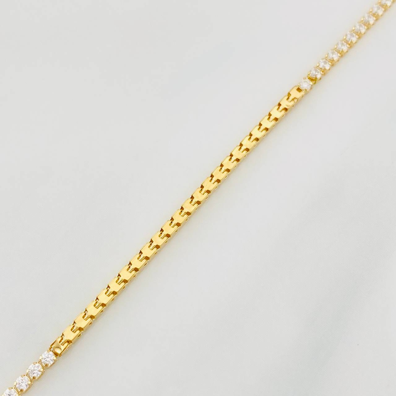 Pulso Tennis 1.95g / 18cm / 1.5mm Oro Amarillo 18K