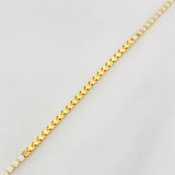 Pulso Tennis 1.95g / 18cm / 1.5mm Oro Amarillo 18K