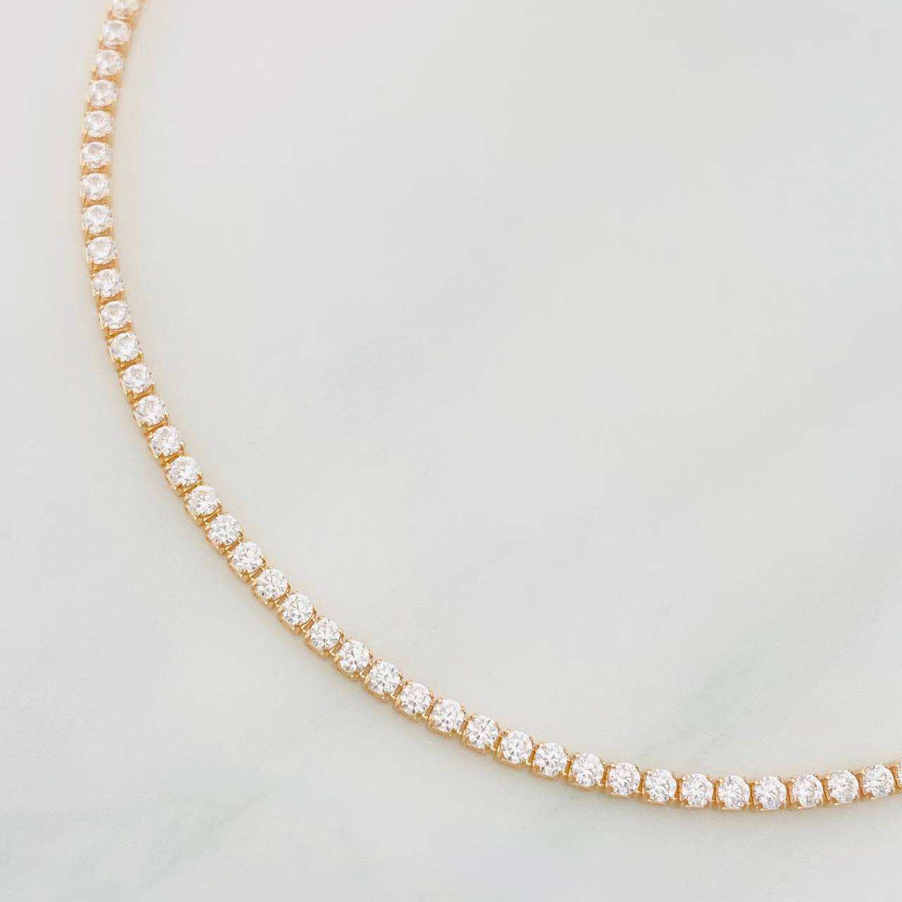 Pulso Tennis 2.6g / 16cm / 1.8mm Oro Rosa 18K
