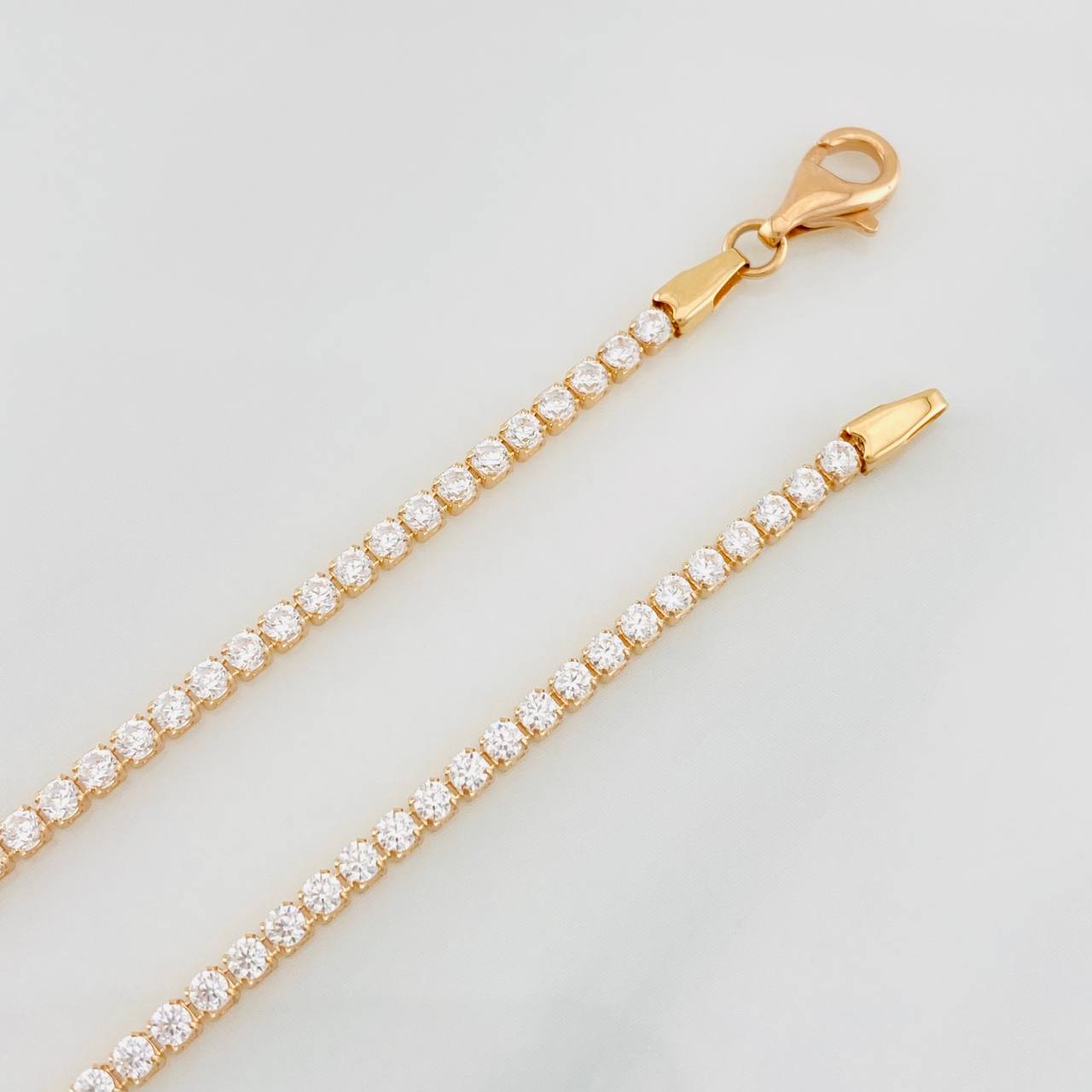Pulso Tennis 2.6g / 16cm / 1.8mm Oro Rosa 18K