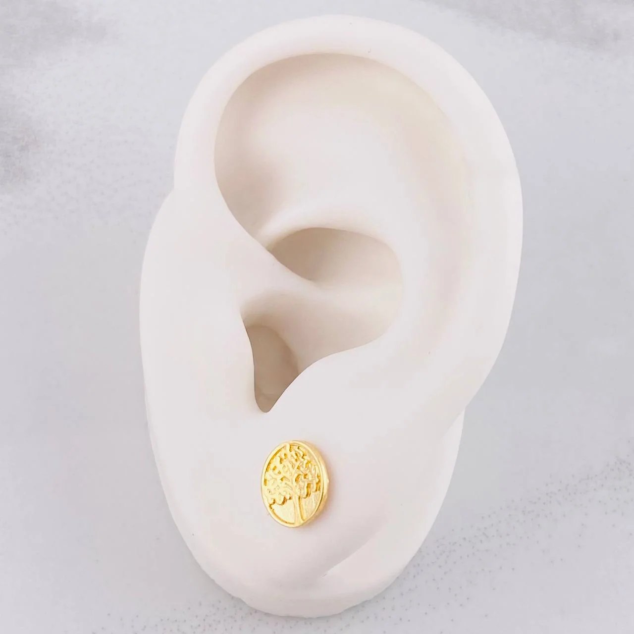 Topos Árbol de la Vida 1.4g / 8.4mm Oro Amarillo 18K