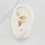 Topos Bola Lisa 0.35g / 2mm Oro Amarillo 18K