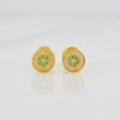Topos Circulo Tupido 0.9g / 5.9mm Oro Amarillo 18K