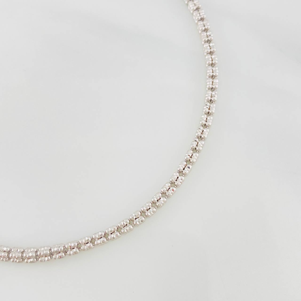 Pulso Ice 5.9g / 21.5cm / 1.2mm Oro Blanco 18K