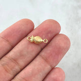 Herraje Pez 0.3gr / 1.4cm / Mate Oro Amarillo 18K