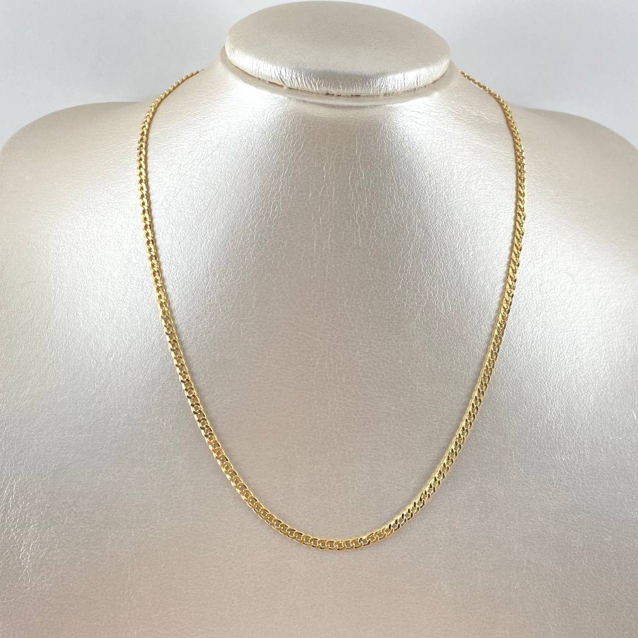 Cadena Cubana 4.2gr / 45cm / 3.5mm Oro Amarillo +1 18K *