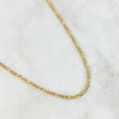Cadena Figaro 2.55gr / 40cm / +1 Oro 18K