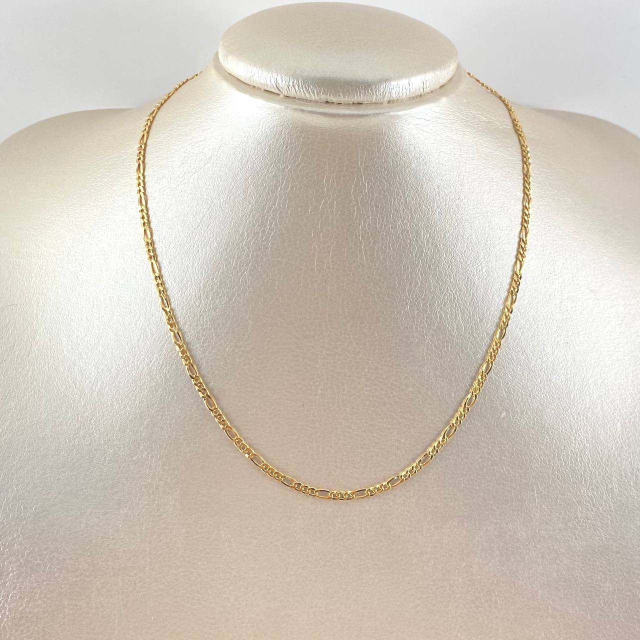 Cadena Figaro 2.55gr / 40cm / +1 Oro 18K