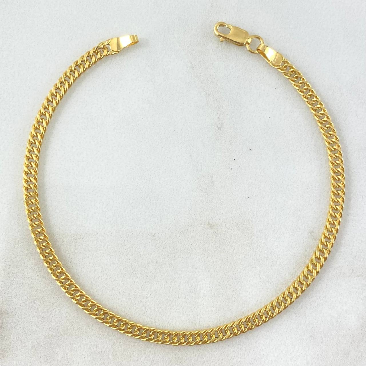 Pulso Garibaldi 2.4gr / 18cm / 3mm Oro Amarillo +3 18K ©