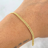 Pulso Garibaldi 2.4gr / 18cm / 3mm Oro Amarillo +3 18K ©
