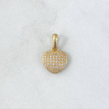 Dije Corazón Tupido 1.35g / 1.6cm Oro Amarillo 18K