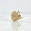 Dije Corazón Tupido 1.35g / 1.6cm Oro Amarillo 18K