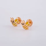 Topos Abeja 0.75g / 8.8mm Oro Rosa 18K