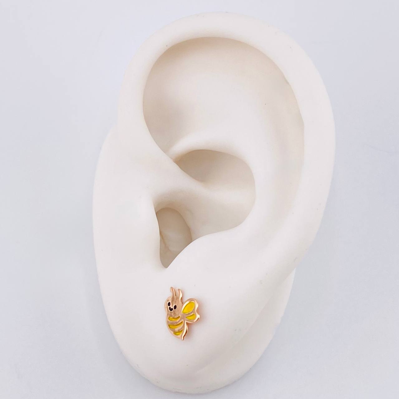 Topos Abeja 0.75g / 8.8mm Oro Rosa 18K