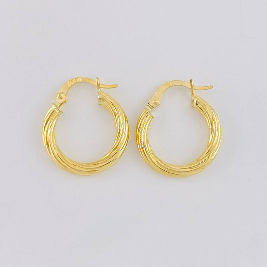 Candongas Lore 1.85g / 2cm Oro Amarillo 18K