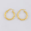 Candongas Nico 2.2g / 2.5cm Oro Amarillo 18K