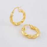 Candongas Lupe 2.85g / 2.2cm Oro Amarillo 18K