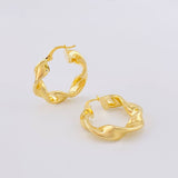 Candongas Demi 4.5g / 2.8cm Oro Amarillo 18K