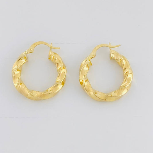 Candongas Lupe 2.75g / 2.2cm Oro Amarillo 18K