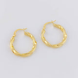Candongas Nico 2.35g / 2.5cm Oro Amarillo 18K