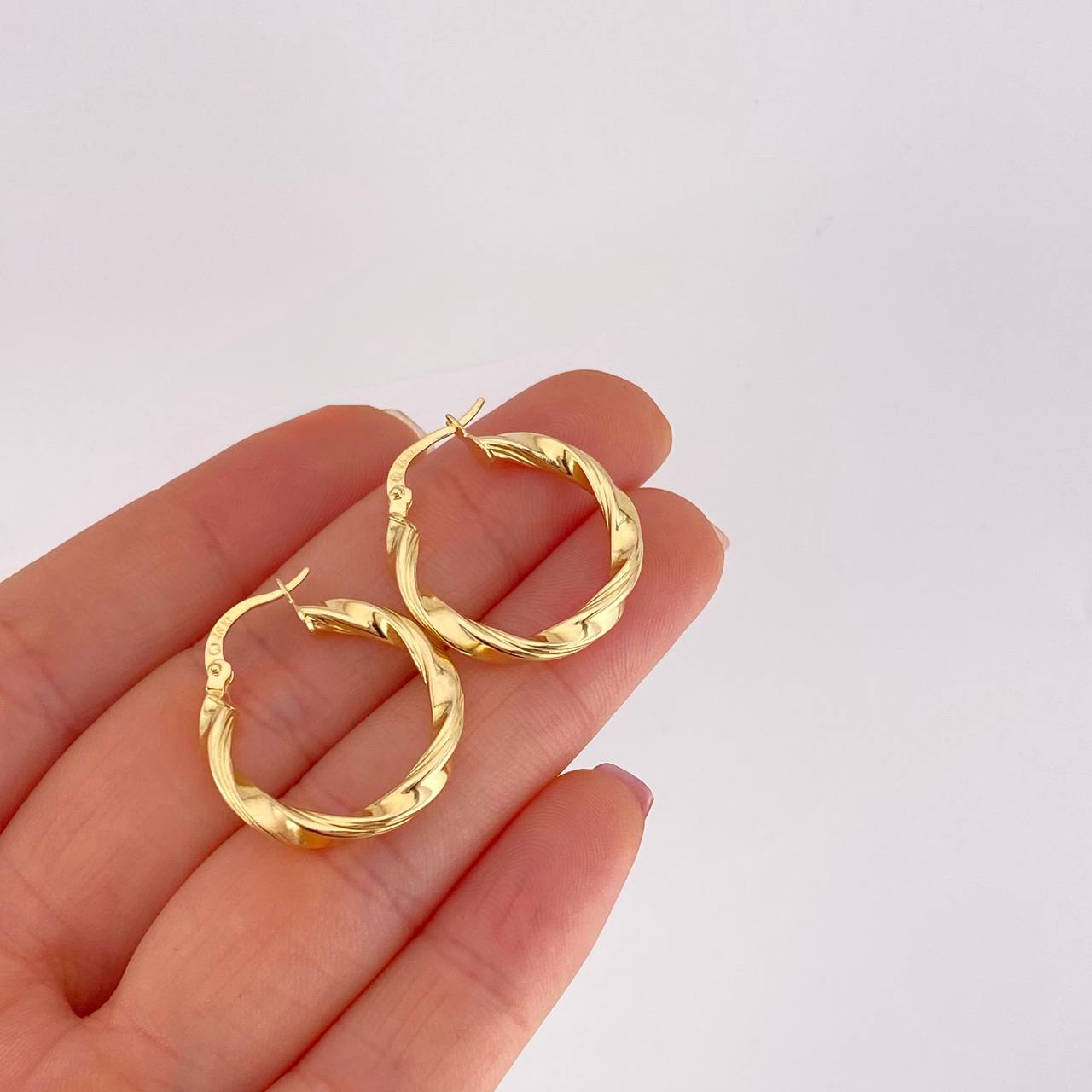 Candongas Nico 2.7g / 2.5cm Oro Amarillo 18K