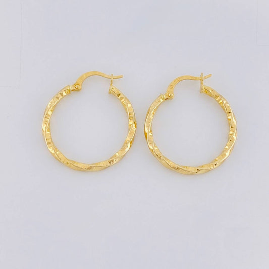 Candongas Samanta 1.6g / 2.5cm Oro Amarillo 18K
