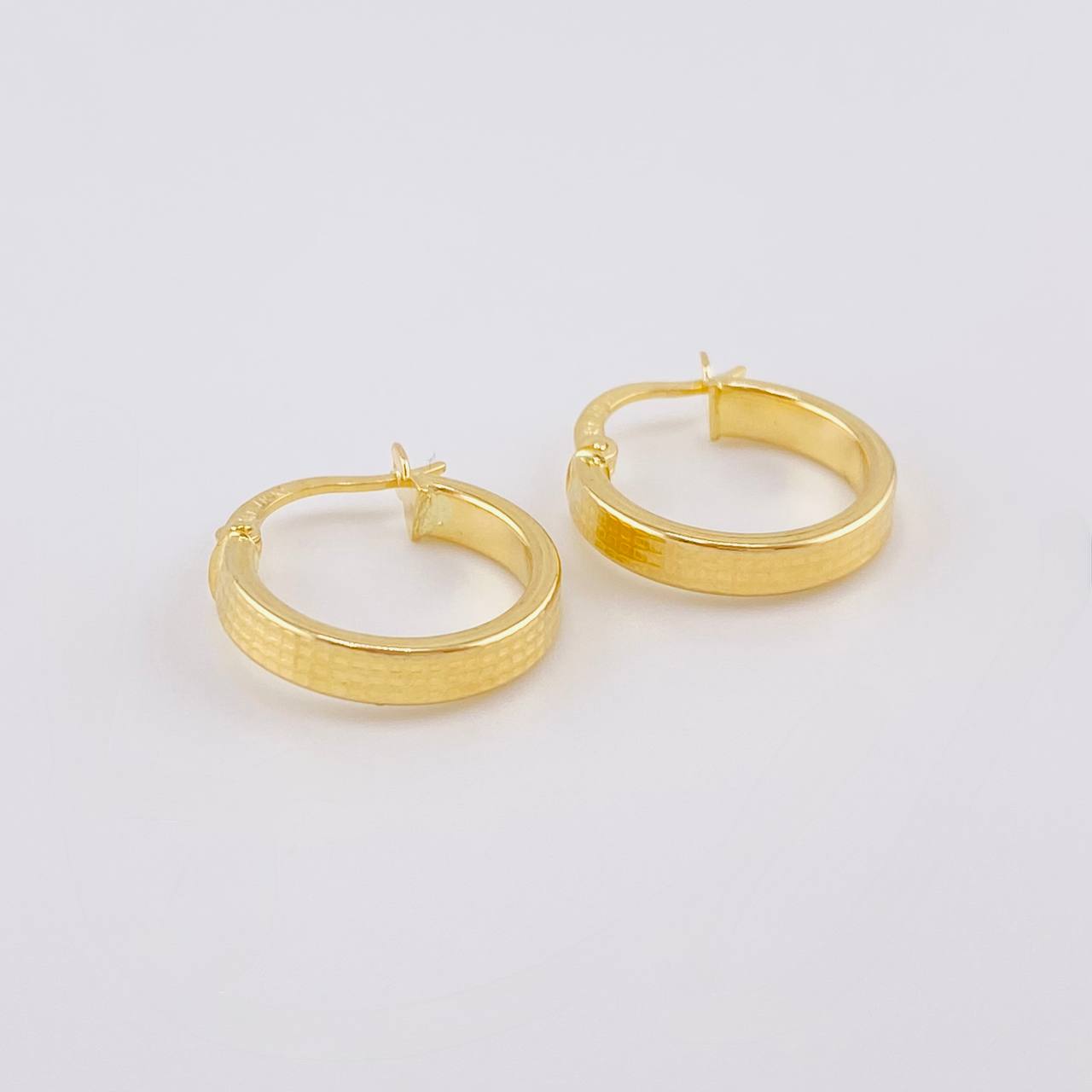 Candongas Fabi 1.5g / 1.7cm Oro Amarillo 18K