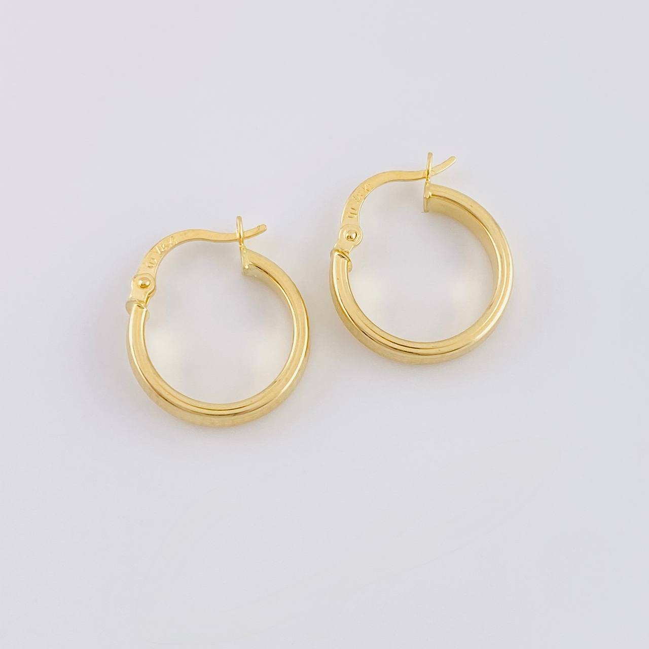 Candongas Fabi 1.5g / 1.7cm Oro Amarillo 18K