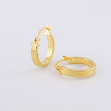 Candongas Fabi 1.5g / 1.7cm Oro Amarillo 18K