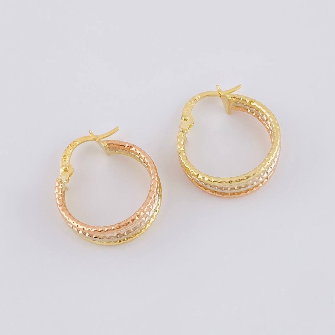 Candongas Daki 1.75g / 2cm Tres Oros 18K