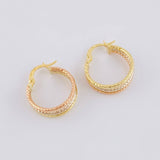 Candongas Daki 1.75g / 2cm Tres Oros 18K