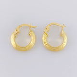 Candongas Ciri 1.3g / 1.2cm Oro Amarillo 18K