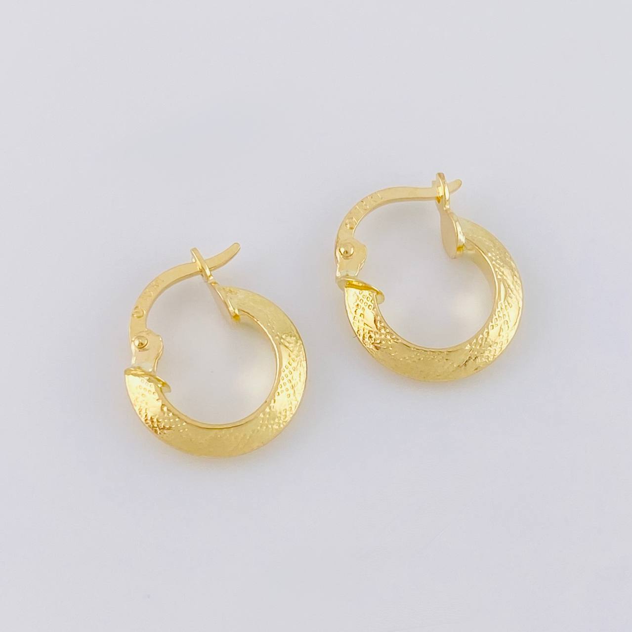 Candongas Ciri 1.3g / 1.2cm Oro Amarillo 18K