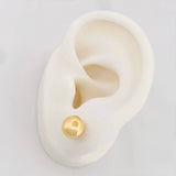 Topos Bola Lisa 0.9g / 8mm Oro Amarillo 18K