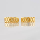 Candongas Correa Corona 6.75g / 1.7cm Oro Amarillo 18K