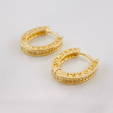Candongas Bv Ovaladas 4.35g / 1.7cm Oro Amarillo 18K