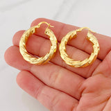 Candongas Lupe 5.3g / 3cm Oro Amarillo 18K
