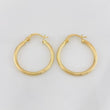 Candongas Espiral 1.5g / 2.7cm Oro Amarillo 18K