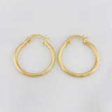 Candongas Espiral 1.5g / 2.7cm Oro Amarillo 18K