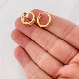 Candongas Carril 1.7g / 1.2cm Oro Amarillo 18K