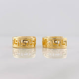 Candongas Carril Tribal 5.4g / 1.5cm Oro Amarillo 18K
