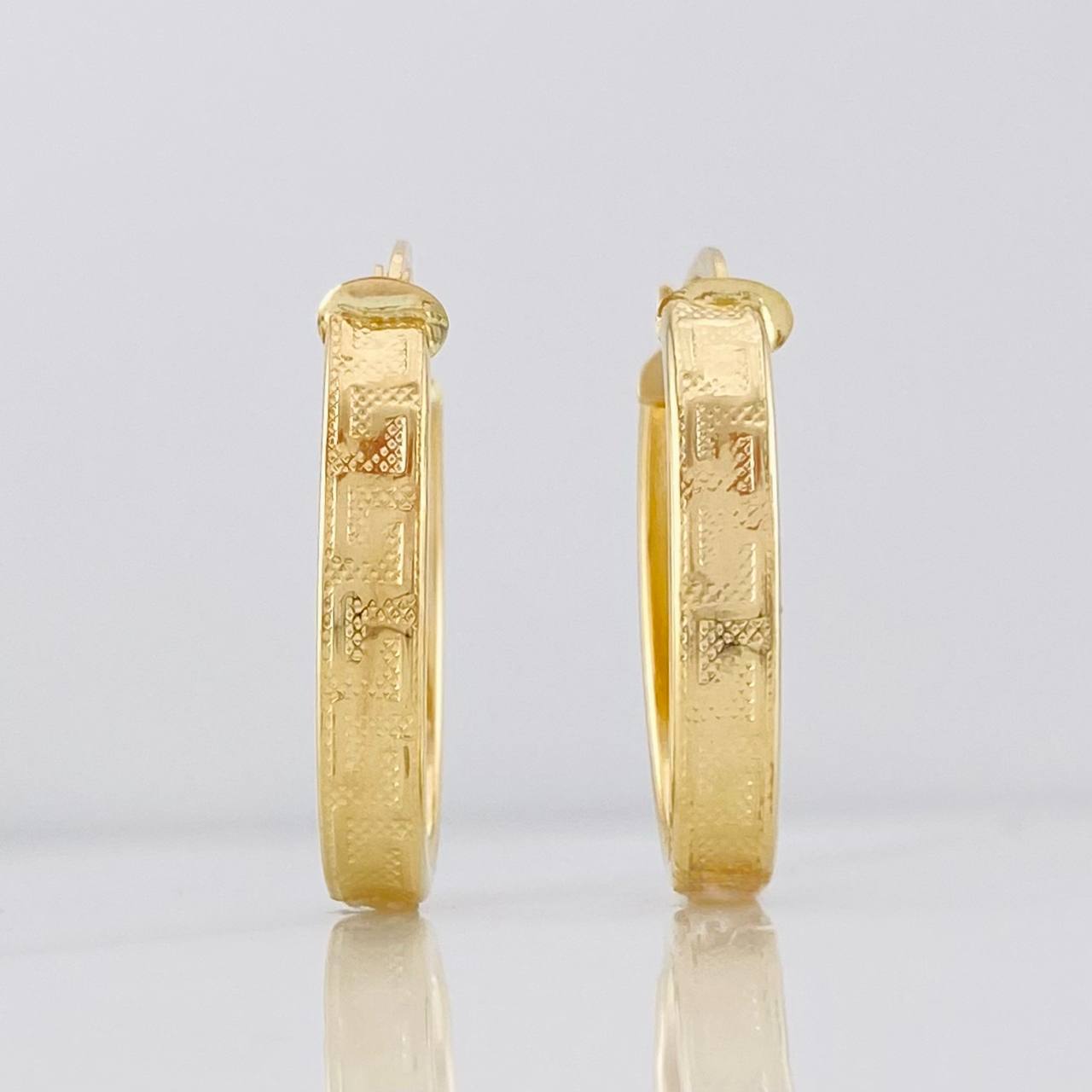 Candongas Tribal 2.65g / 2.7cm Oro Amarillo 18K