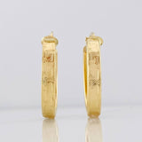 Candongas Tribal 2.65g / 2.7cm Oro Amarillo 18K