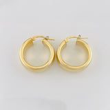 Candongas Nova 4.75g / 2.5cm Dos Oros Amarillo Blanco 18K